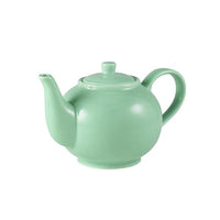 Genware Porcelain Green Teapot 45cl/15.75oz - BESPOKE 77
