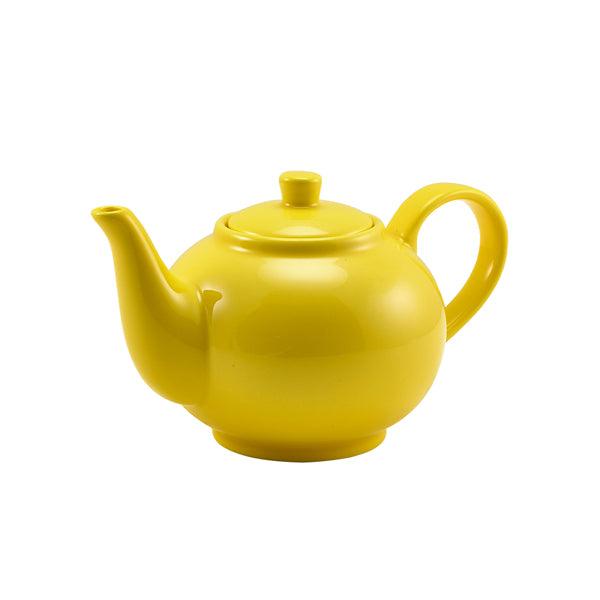 Genware Porcelain Yellow Teapot 45cl/15.75oz - BESPOKE 77