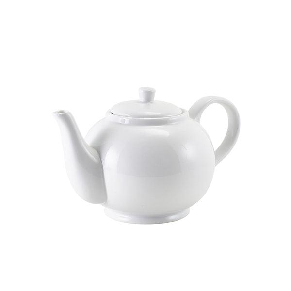 Genware Porcelain Teapot with Infuser 45cl/15.75oz - BESPOKE 77