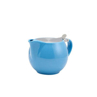 GenWare Porcelain Blue Teapot with St/St Lid & Infuser 50cl/17.6oz - BESPOKE 77