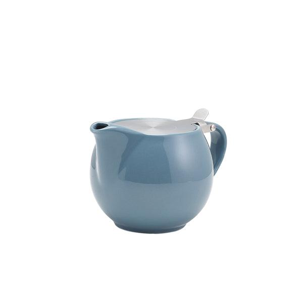 GenWare Porcelain Grey Teapot with St/St Lid & Infuser 50cl/17.6oz - BESPOKE 77