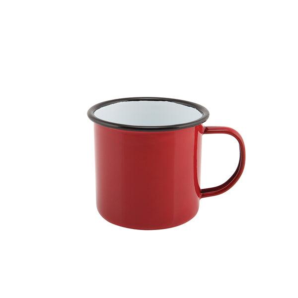Enamel Mug Red 36cl/12.5oz - BESPOKE 77