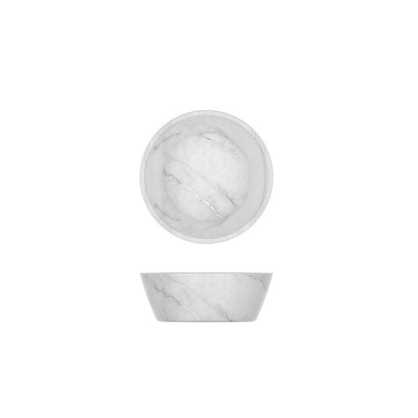 White Marble Agra Melamine Bowl 12.7 x 4.5cm - BESPOKE 77