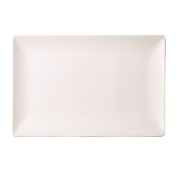 Luna Stoneware White Rectangular Plate 30 x 20cm/12 x 8" - BESPOKE 77
