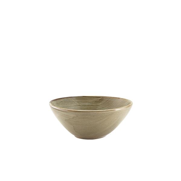 Terra Porcelain Grey Organic Bowl 16.5cm - BESPOKE 77