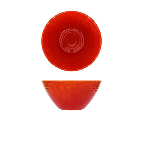 Orange Glazed Melamine Casablanca Bowl 20.5 x 9.5cm - BESPOKE 77