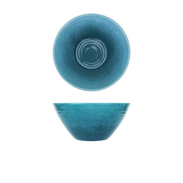Light Blue Glazed Melamine Casablanca Bowl 20.5 x 9.5cm - BESPOKE 77