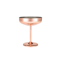 GenWare Copper Plated Cocktail Coupe Glass 30cl/10.5oz - BESPOKE 77