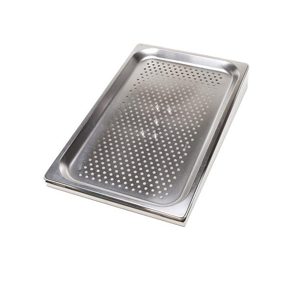 St/St Gastronorm 1/1- 5 Spike Meat Dish 25mm - BESPOKE 77