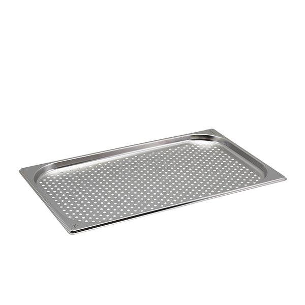 Perforated St/St Gastronorm Pan 1/1 - 20mm Deep - BESPOKE 77