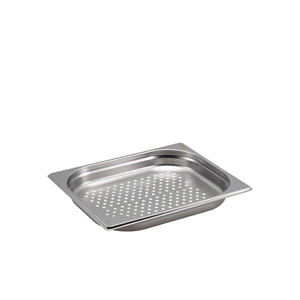 Perforated St/St Gastronorm Pan 1/2 - 40mm Deep - BESPOKE 77