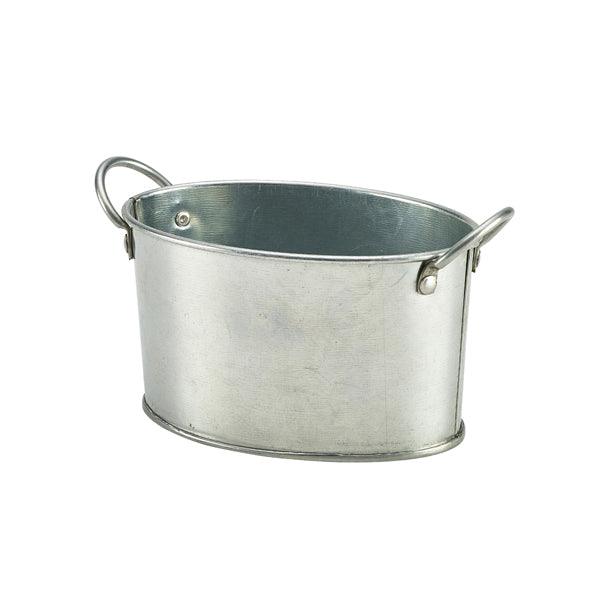 Galvanised Steel Serving Bucket 12.5 x 8.5 x 6.5cm - BESPOKE 77
