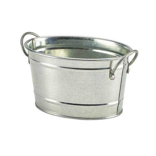 Galvanised Steel Serving Bucket 15.5 x 11 x 8.5cm - BESPOKE 77