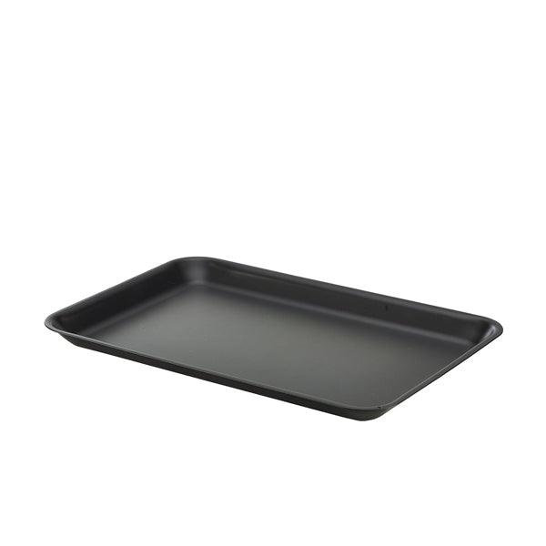 Galvanised Steel Tray 31.5x21.5x2cm Matt Black - BESPOKE 77