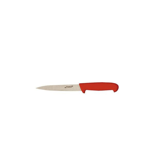 Genware 6" Flexible Filleting Knife Red - BESPOKE 77