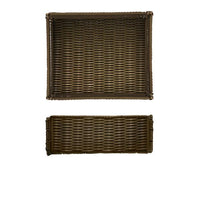 Foldable Polywicker GN1/2 Basket 32.5 x 26.5 x 10cm - BESPOKE 77