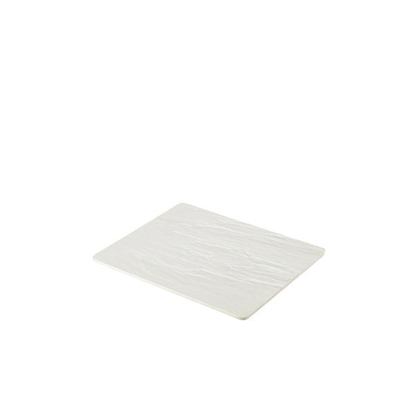 White Slate Melamine Platter GN 1/2 32.5x26.5cm - BESPOKE 77