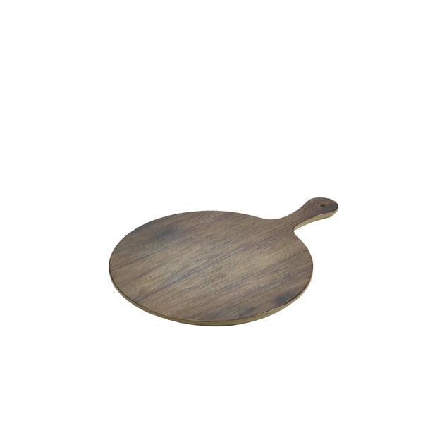 Wood Effect Melamine Paddle Board Round 17" - BESPOKE 77