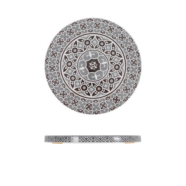 Grey Marrakesh Melamine Round Slab 28.5cm - BESPOKE 77