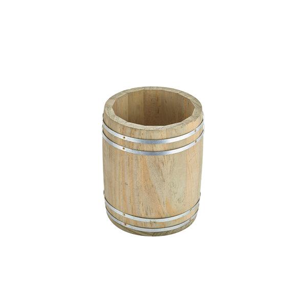 Miniature Wooden Barrel 11.5Dia x 13.5cm - BESPOKE 77