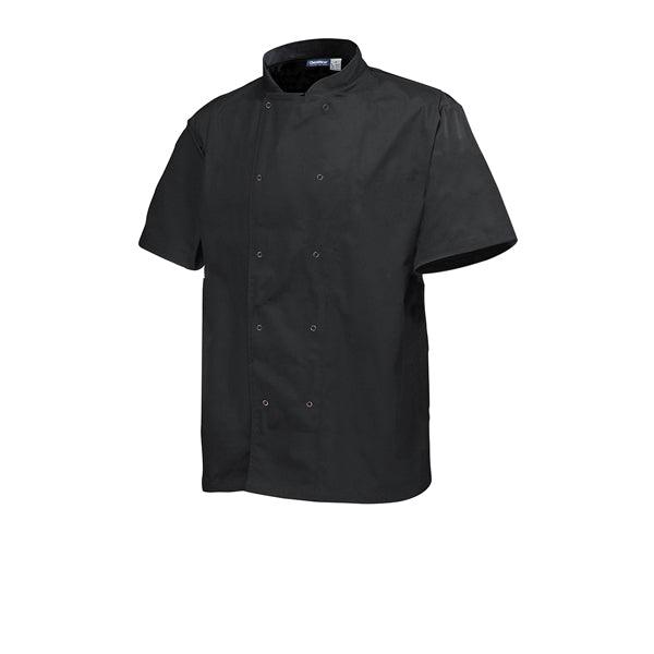 Basic Stud Jacket (Short Sleeve) Black L Size - BESPOKE 77