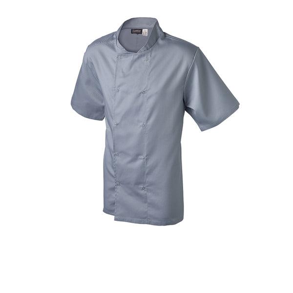 Basic Stud Jacket (Short Sleeve) Grey L Size - BESPOKE 77