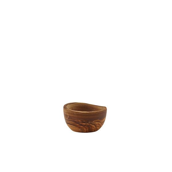 GenWare Olive Wood Rustic Dip Pot 5cl/1.75oz - BESPOKE 77