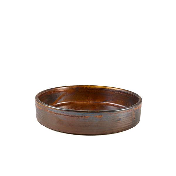 Terra Porcelain Rustic Copper Presentation Bowl 18cm - BESPOKE 77