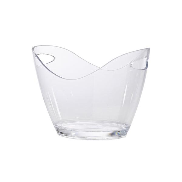 Clear Plastic Champagne/Wine Bucket Small - BESPOKE 77