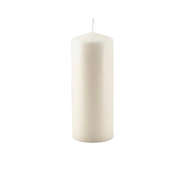 Pillar Candle 20cm H X 8cm Dia Ivory - BESPOKE 77