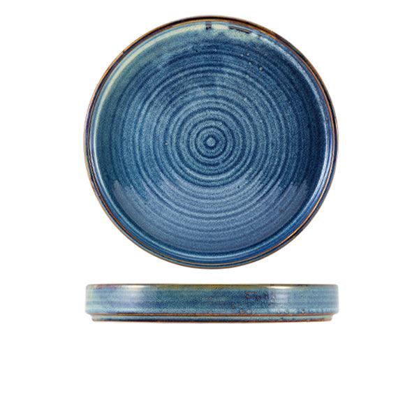 Terra Porcelain Aqua Blue Presentation Plate 26cm - BESPOKE 77