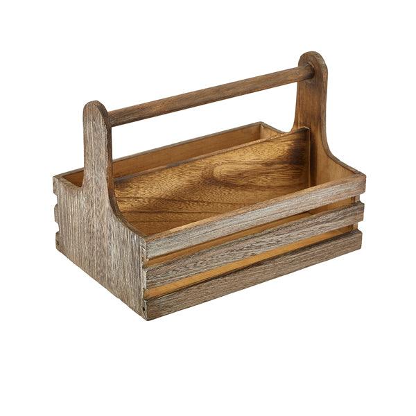 Rustic Wooden Table Caddy - BESPOKE 77