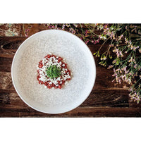 Lunar White Hygge Flat Plate 22cm - BESPOKE 77