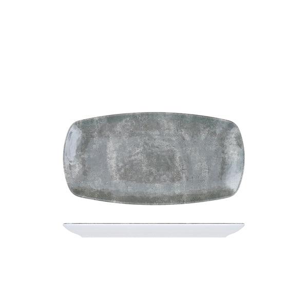 Grey Shakti Stone Melamine Oblong Plate 29.5 x 15cm - BESPOKE 77