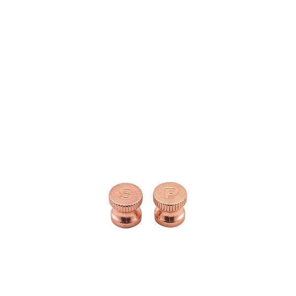 Engraved Copper Knobs For Salt/Pepper Grinders 6pcs - BESPOKE 77