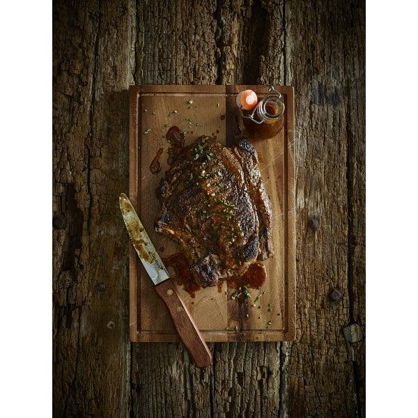 Steak Knife Large - Dark Wood Handle (Dozen) - BESPOKE 77