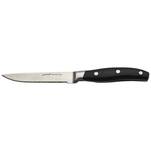 Premium Black Handle Steak Knife (Dozen) - BESPOKE 77