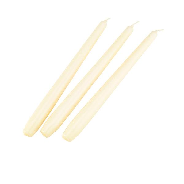 Tapered Candle 10” Ivory (Pack 50) - BESPOKE 77