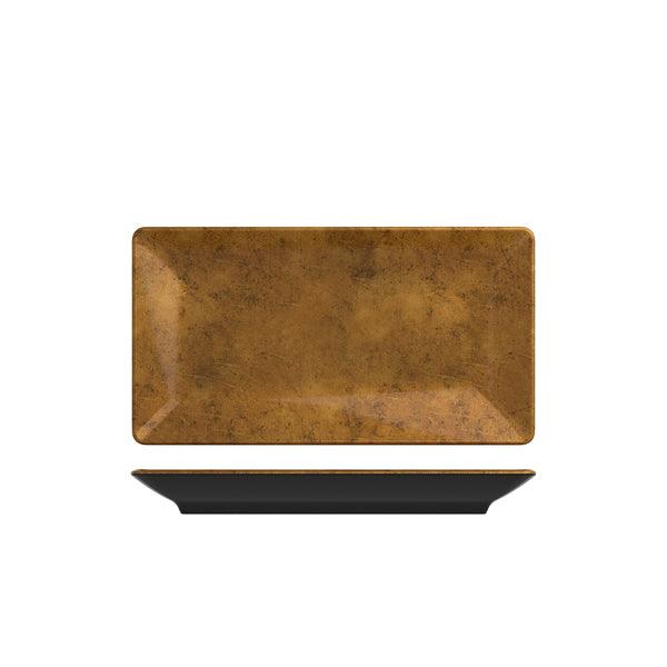 Copper/Black Utah Melamine Platter 32.5 x 17.5cm - BESPOKE 77