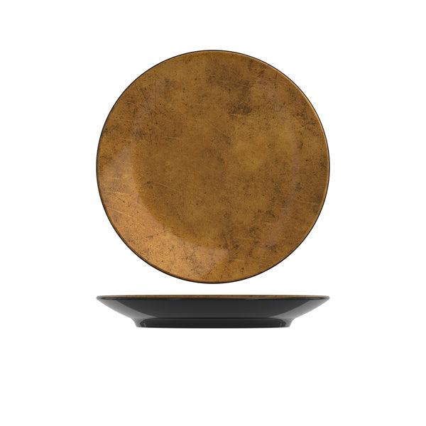 Copper/Black Utah Melamine Plate 26cm - BESPOKE 77