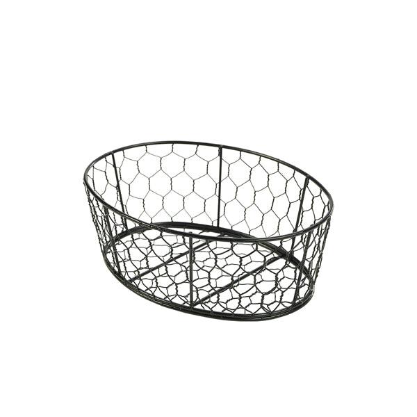 Black Wire Basket 24X18X8.5cm - BESPOKE 77