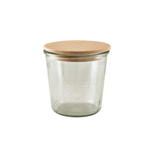 WECK Jar with Wooden Lid 58cl/20.4oz 10cm (Dia) - BESPOKE 77