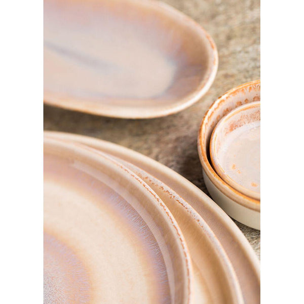 Murra Pink Blush Porcelain Walled Plates - BESPOKE77
