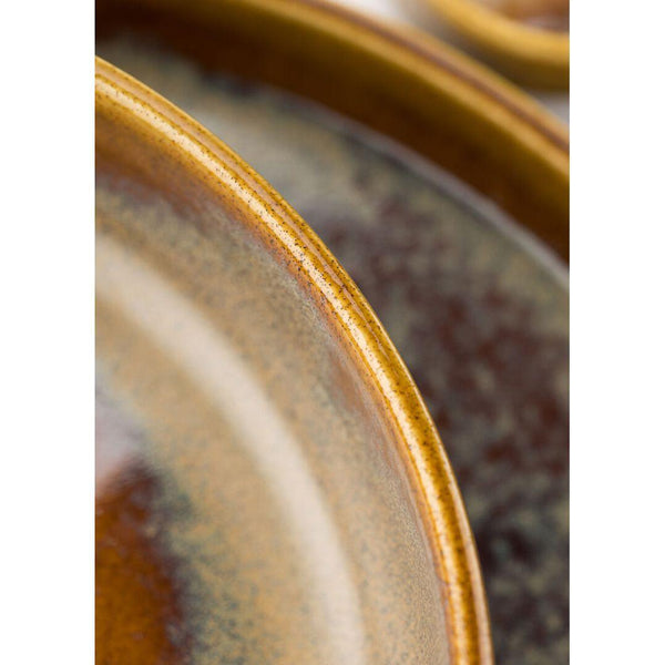 Murra Toffee Porcelain Walled Plates - BESPOKE77