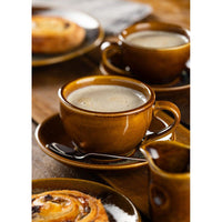 Murra Toffee Porcelain Cappuccino Cups 9oz (25cl) - BESPOKE77