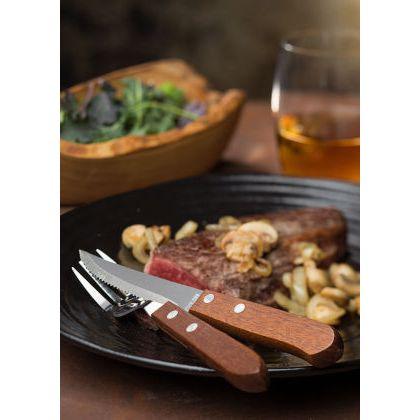 Wooden Handle Steak Cutlery - BESPOKE77