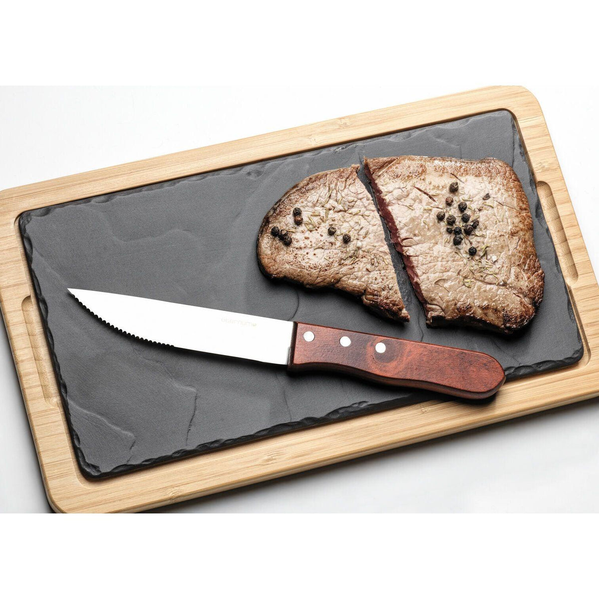 Grill Steak Knife - Wooden Handle - BESPOKE77