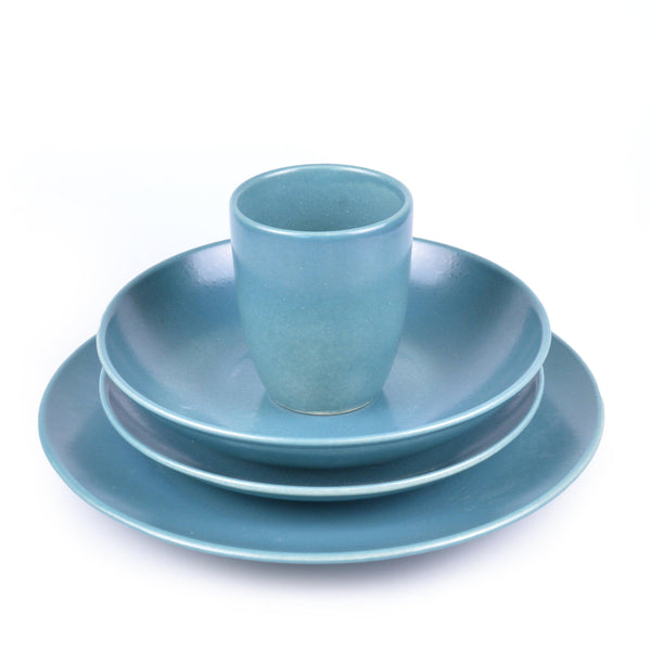 Cadet Blue Stoneware Dinner Plate 27.5cm - BESPOKE77