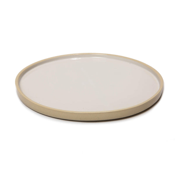 Tavs White With Barley Edge 21cm Flat Plate - BESPOKE77
