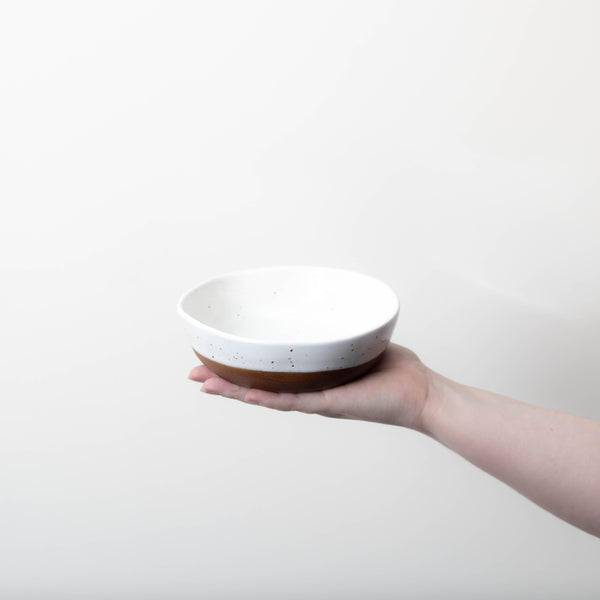 Vanilla Speckled 15cm Small Breakfast Bowl With Hazelnut Base - BESPOKE77
